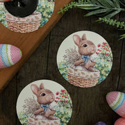 SET 12 POSAVASOS CANASTO PASCUA INDIGO DE PAPEL