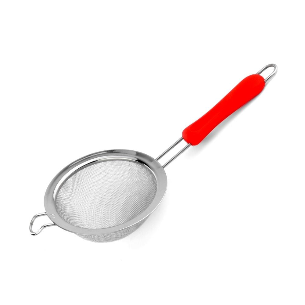 COLADOR INOX 10 CM MANGO SILICONA MEGA ILSA