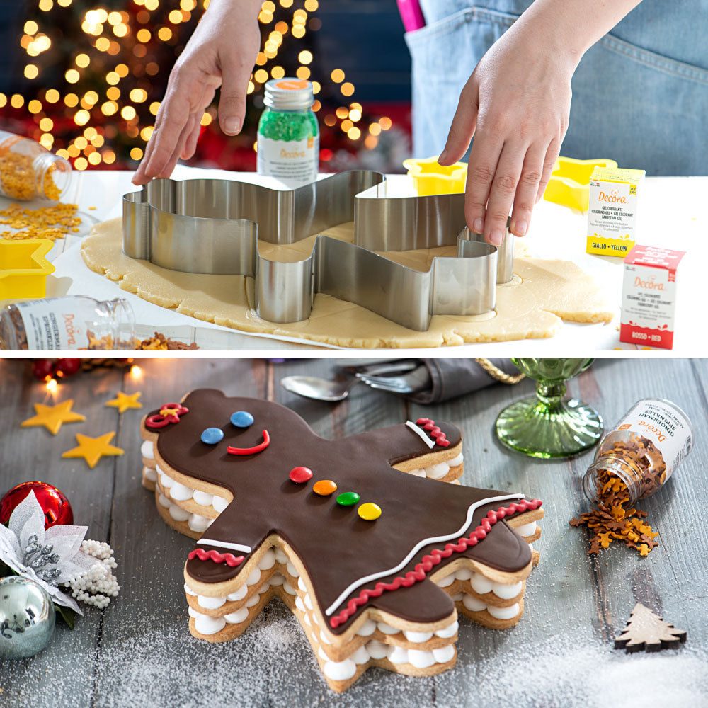 MOLDE NIÑA ACERO INOX 28 CM DECORA