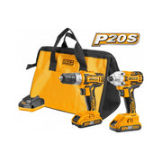 TALADRO + ATORNILLADOR IMPACTO 20V CKLI2006 INGCO