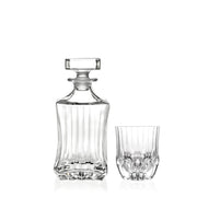 SET BOTELLA 75CL + 6 VASOS 35CL WHISKY ADAGIO RCR