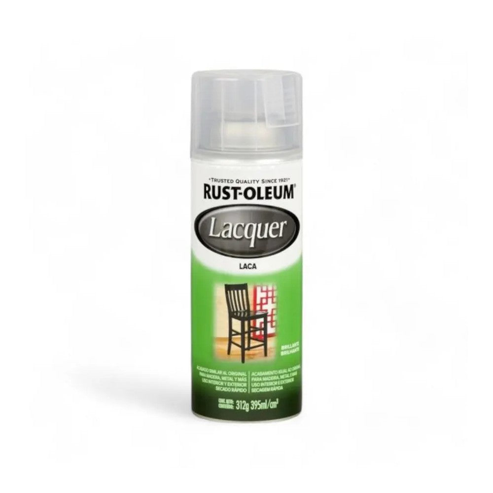 SPRAY LACA TRANSPARENTE BRILLANTE 312 GR RO