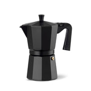 CAFETERA VITTO ALUMINIO NEGRA 6 TAZAS ILSA