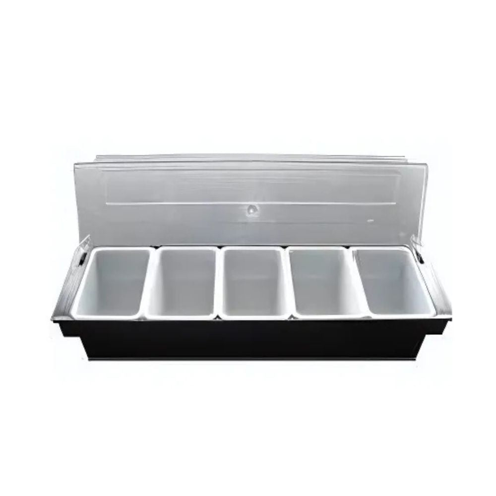 PORTA CONDIMENTO 5 COMPARTIMIENTOS