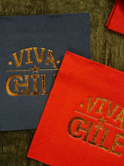 SET 12 SERVILLETAS VIVA CHILE AZUL INDIGO DE PAPEL