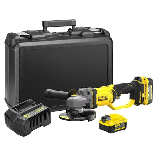 ESMERIL ANGULAR 4.1/2 STANLEY SCG400M2 20V OFERTA