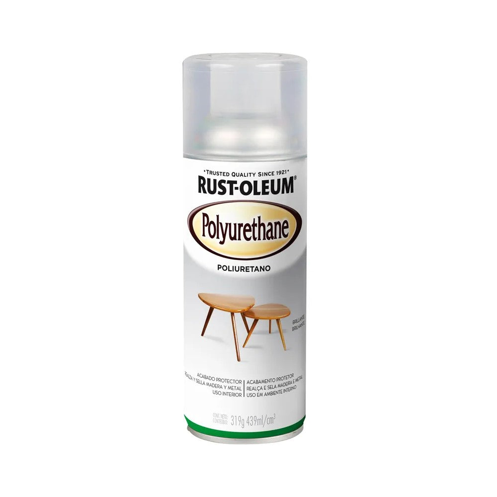 SPRAY POLIURETANO TRANSPARENTE BRILLANTE 312 GR RO