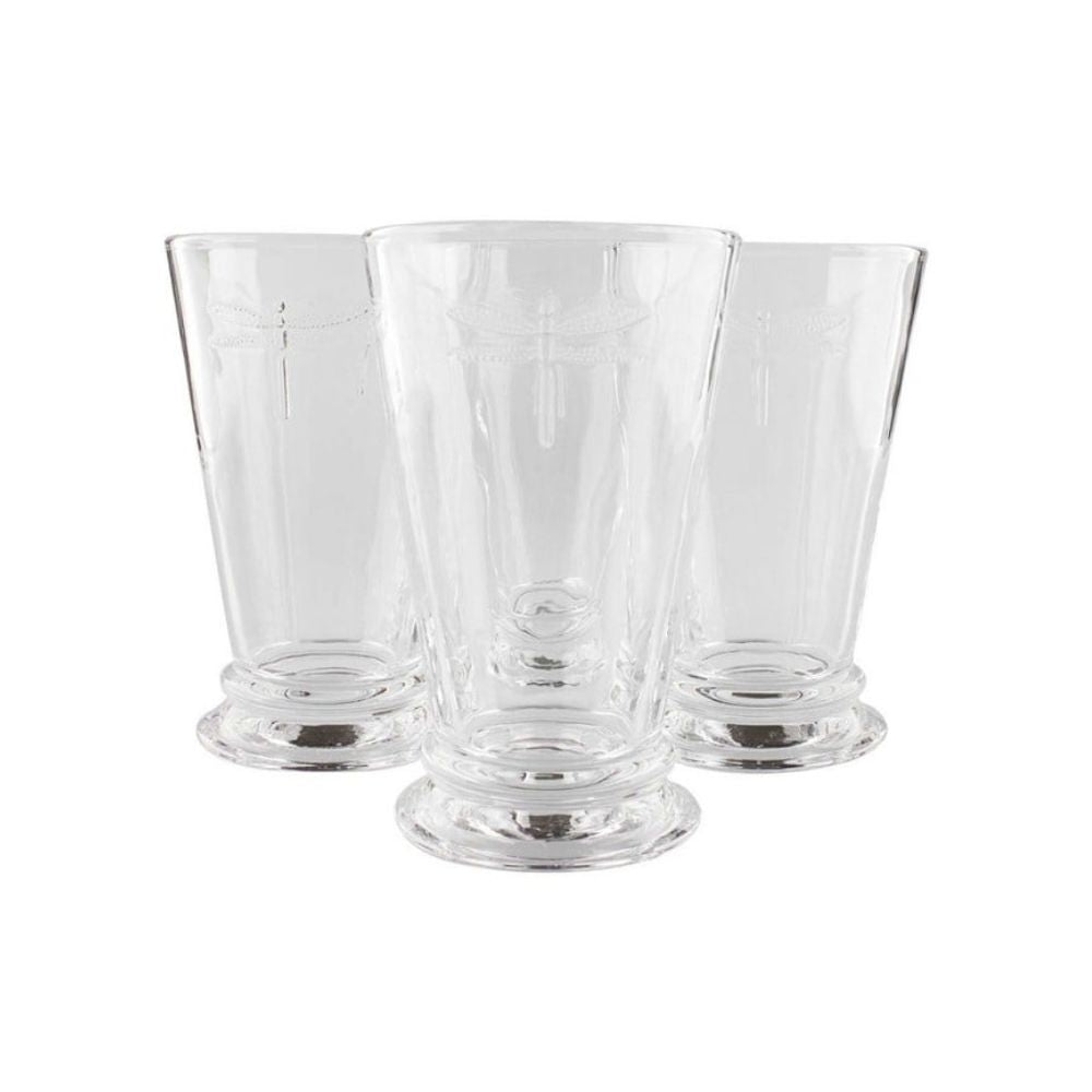 SET 6 VASOS ALTOS 30.5 CL LIBELULA LUGANO