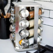 ESPECIERO CONDIMENTOS GIRATORIO METALICO 16 FRASCOS SIMPLIT