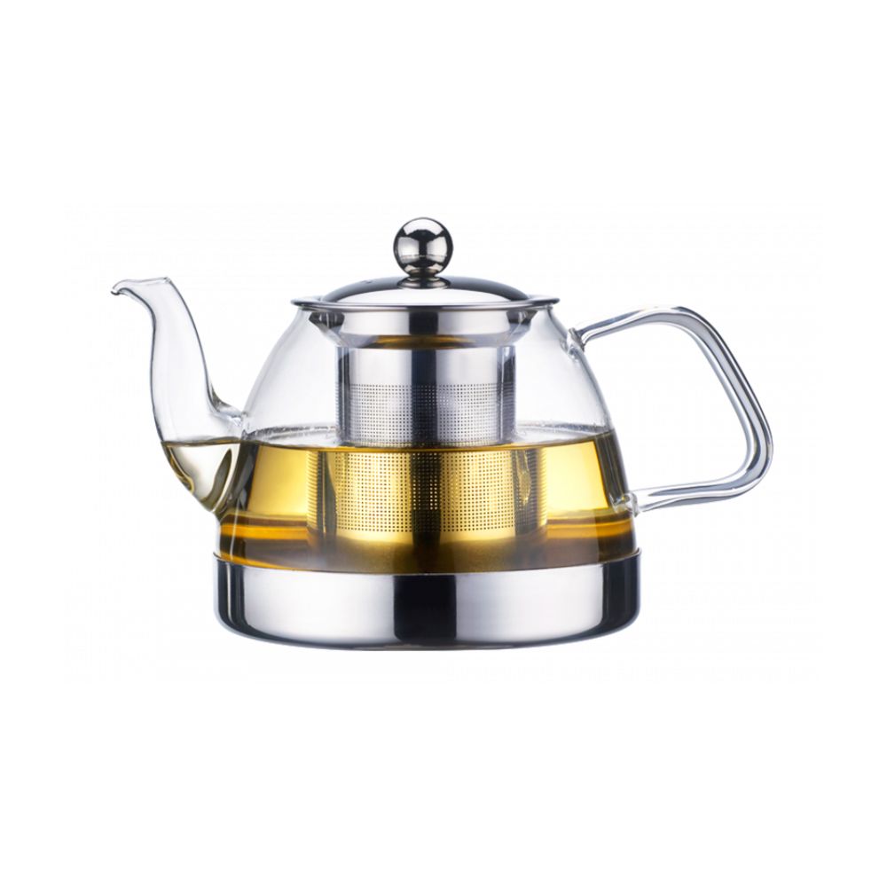 TETERA 800ML BOROSILICATO/ACERO OXFORD LUGANO