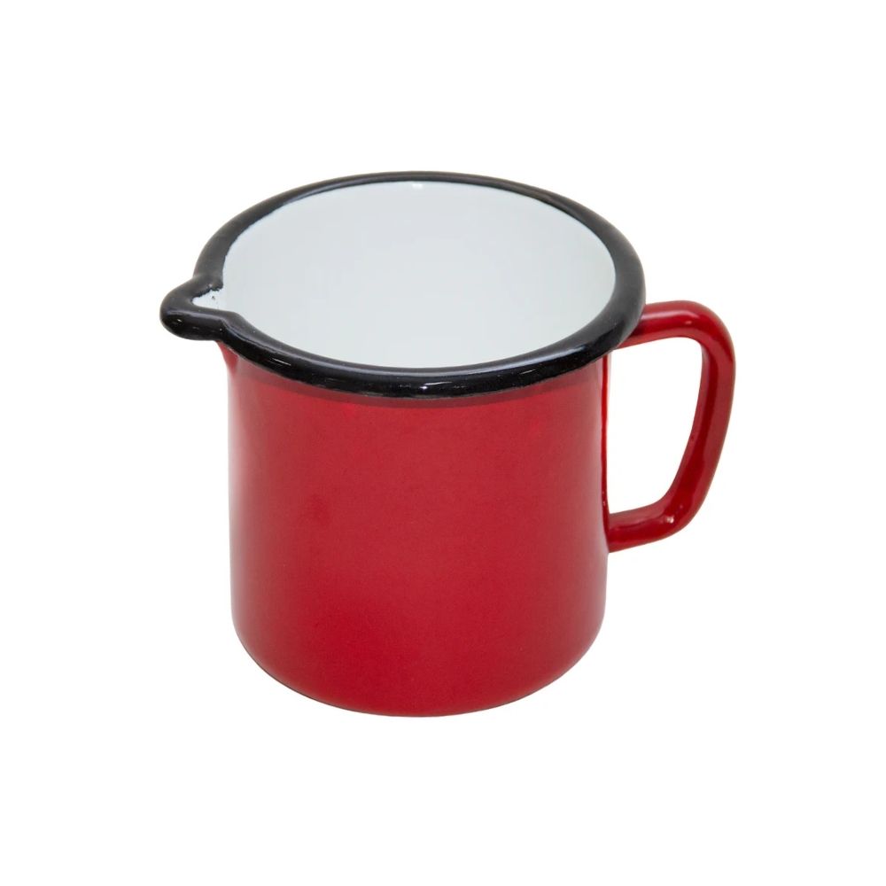 LECHERO ENLOZADO 16 CM 1.5 LT ROJO CONDOR