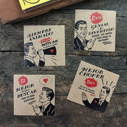 TACO 50 POSAVASOS COSAS DE PAPA INDIGO DE PAPEL