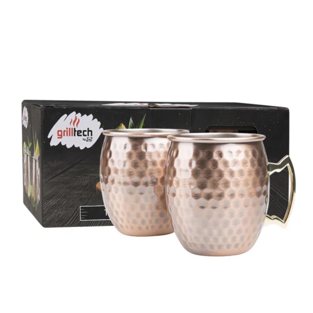 SET JARRAS MOSCOW 2 PZAS MULE GRILLTECH