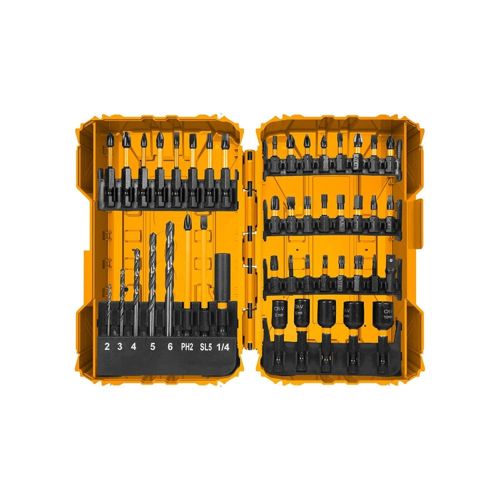 JUEGO PUNTAS Y ADPAT 45 PZAS INGCO AKDL24502