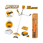 ORILLADORA INGCO 40V C/BAT+CARG CSTLI202522