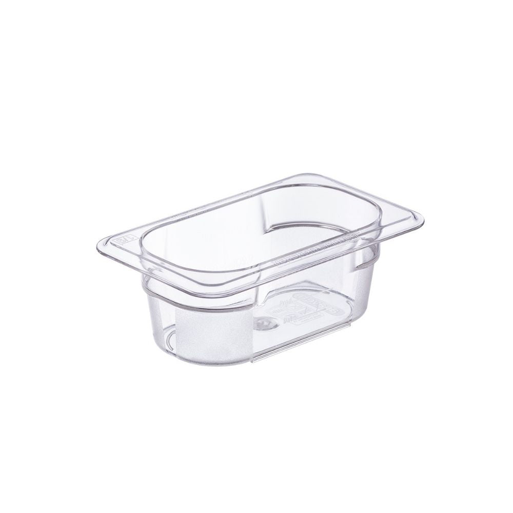 CUBETA POLICARBONATO 0.6 LT C/TAPA ARAVEN