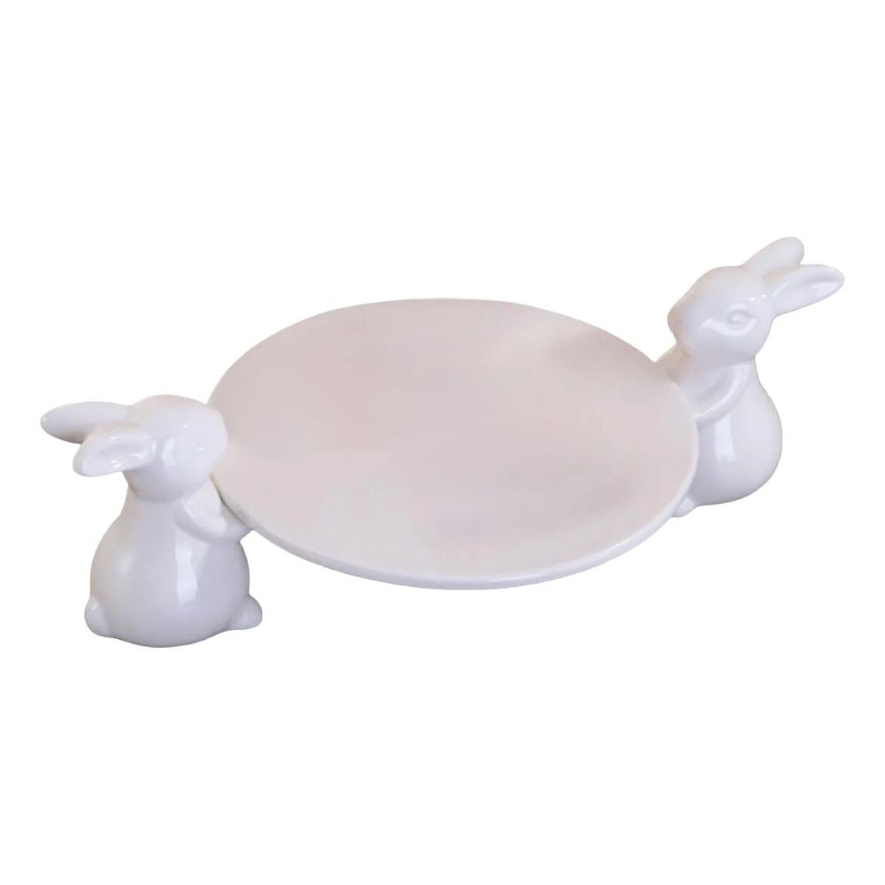 TORTERO CERAMICA CONEJITOS 20 CM