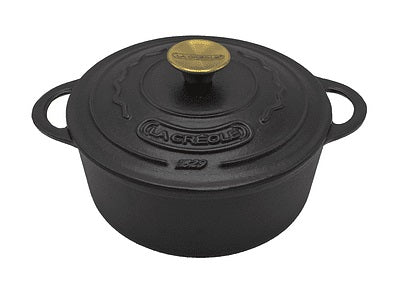 CACEROLA ALTA 22 CM NEGRA LA CREOLE