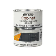 PINTURA PARA MUEBLES CABINET GRIS OSCURO SEMI BRILLO 946 ML RO