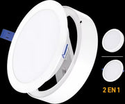 PLAFON REDONDO LED 18W WELLMAX 2 EN 1