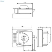 CERRADURA SOBREPONER ODIS 783 C/TRANSFORMADOR