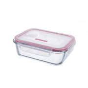 CONTENEDOR DE VIDRIO RECTANGULAR 1 LT PEDRINI