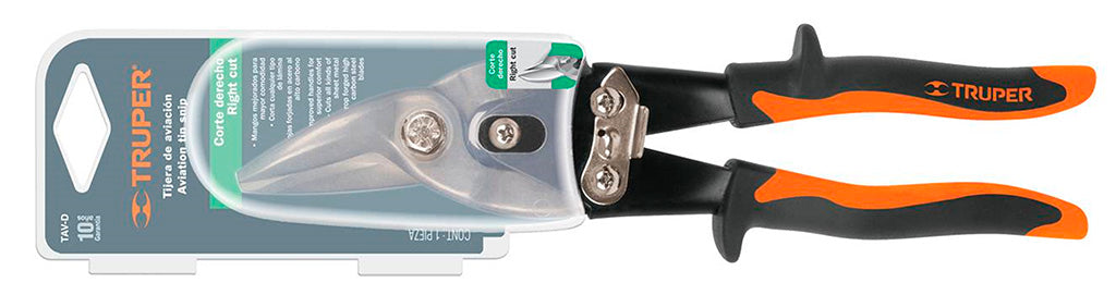 TIJERA HOJALATERA TRUPER AVIACION 10" DERECHO