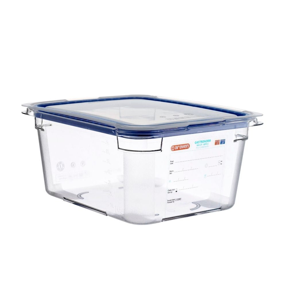 CUBETA POLICARBONATO 9 LT C/TAPA ARAVEN