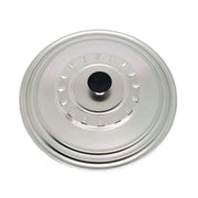 TAPA 22-24-26 CM PERFORADA ALUMINIO PULIDO ILSA