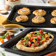 BANDEJA DE HORNO PERFORADA 41X31,5X2,5 H CM DECORA