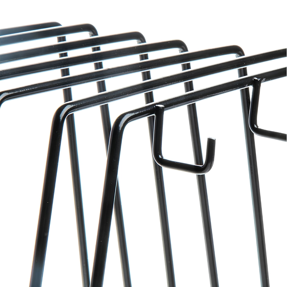 RACK PORTA BANDEJAS Y TABLAS NEGRO WINCO