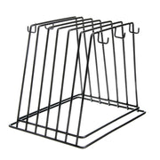RACK PORTA BANDEJAS Y TABLAS NEGRO WINCO