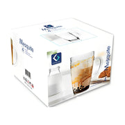 SET MUG 4 PZAS VIDRIO 375 ML MESQUITE KIMGLASS