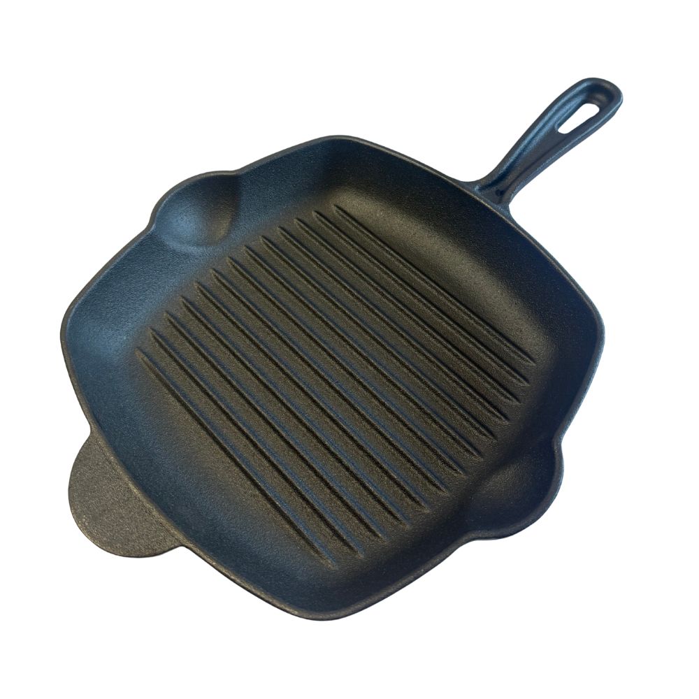 SARTEN GRILL FIERRO FUNDIDO  26X26X4 CM IMPOGAR