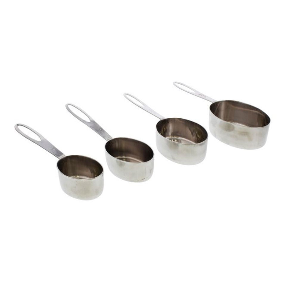 SET TAZAS MEDIDORAS 4 PZAS ACERO INOX