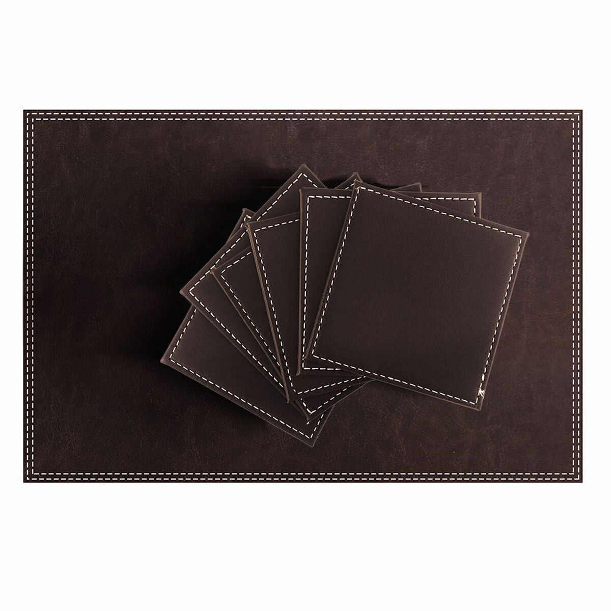 POSAVASOS ECOCUERO CAFE