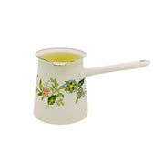 CAFETERA ENLOZADA  FLORES 11 CM CON MANGO 1.100 CC BOLTON