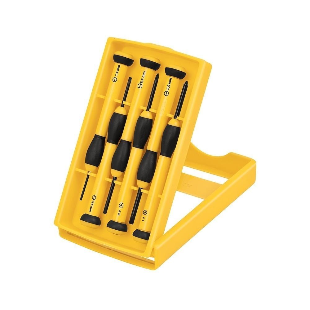 JGO 6 PZA ATORNILLADOR JOYERO J-DEJ-6 PRETUL