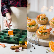 MOLDE MUFFIN 12 CAV VERDE NAVIDAD DECORA