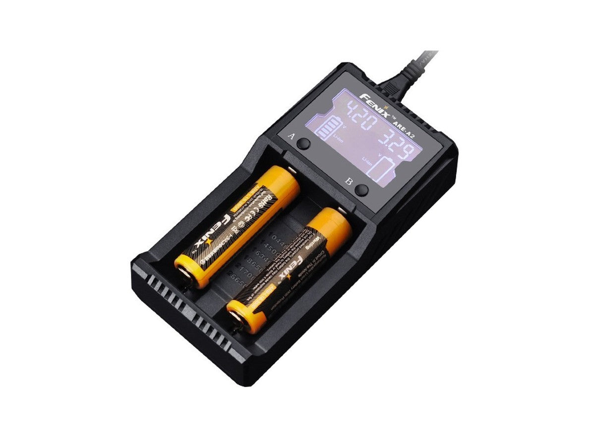 CARGADOR FENIX ARE-A2 16340-18650-21700