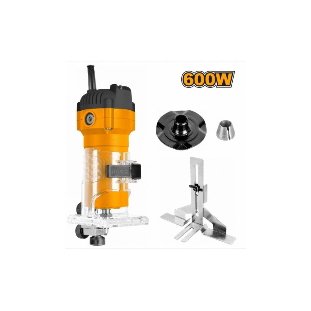 FRESADORA ROUTER INGCO 600W PLM6001 6 mm, 1/4"