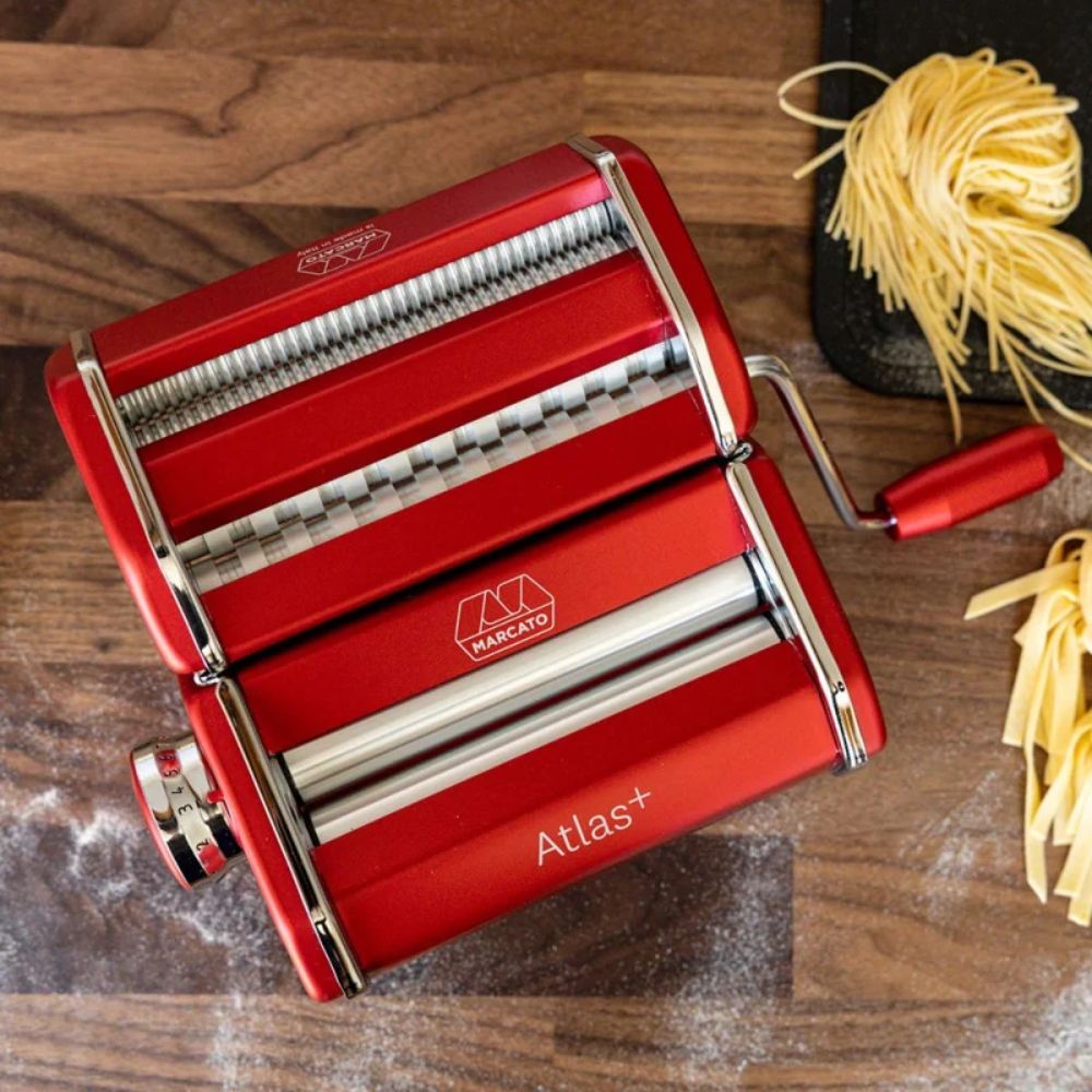 MAQUINA PARA PASTAS ATLAS 150 PLUS ROJA MARCATO