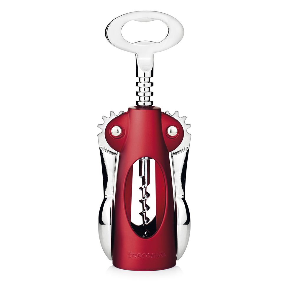 SACACORCHO ROJO UNO VINO TESCOMA