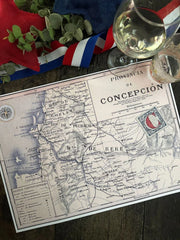 SET 20 INDIVIDUAL BLANCO CONCEPCION INDIGO DE PAPEL