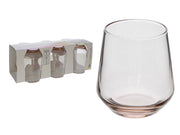 SET 6 VASOS (ALLEGRA) 115 CC ROSADO PASABAHCE