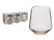 SET 6 VASOS (ALLEGRA) 115 CC ROSADO PASABAHCE