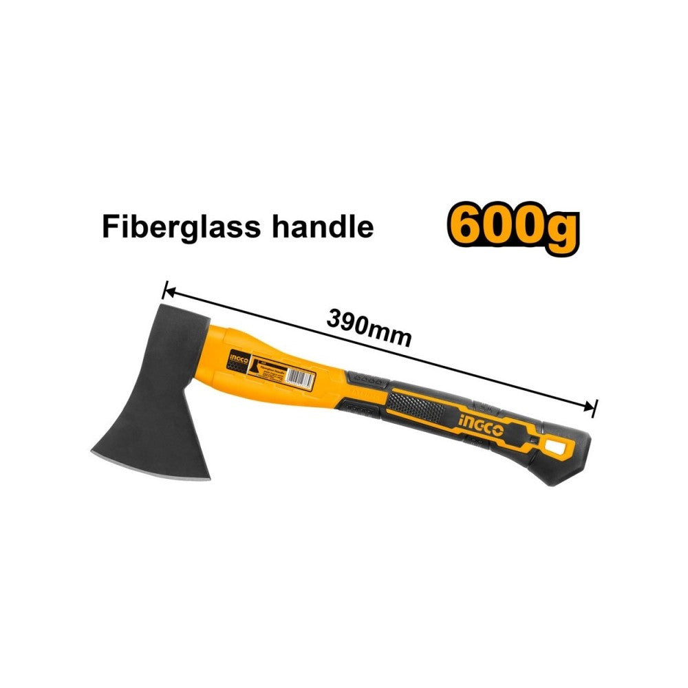 HACHA INGCO 600 GRS FIBRA VIDRIO HAXS206001