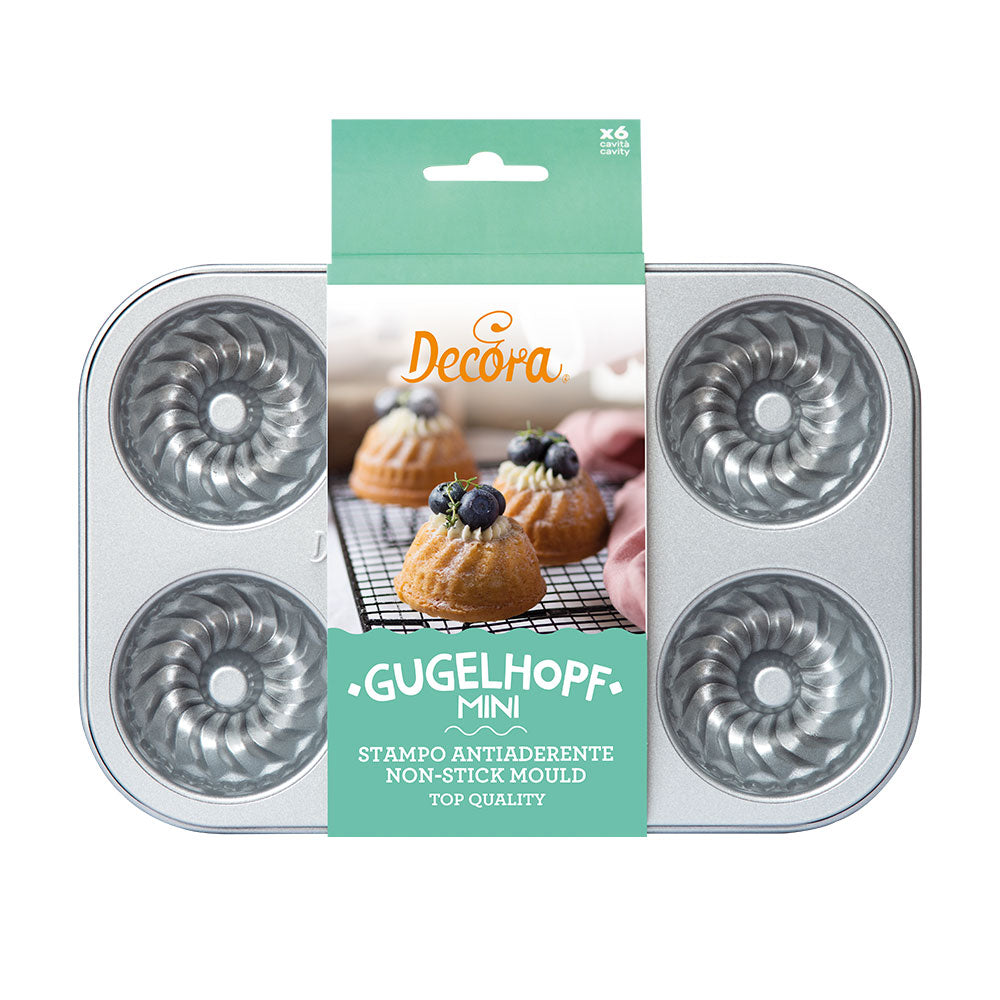 MOLDE ANTIAD 6 CAV MINI SAVARIN DECORA