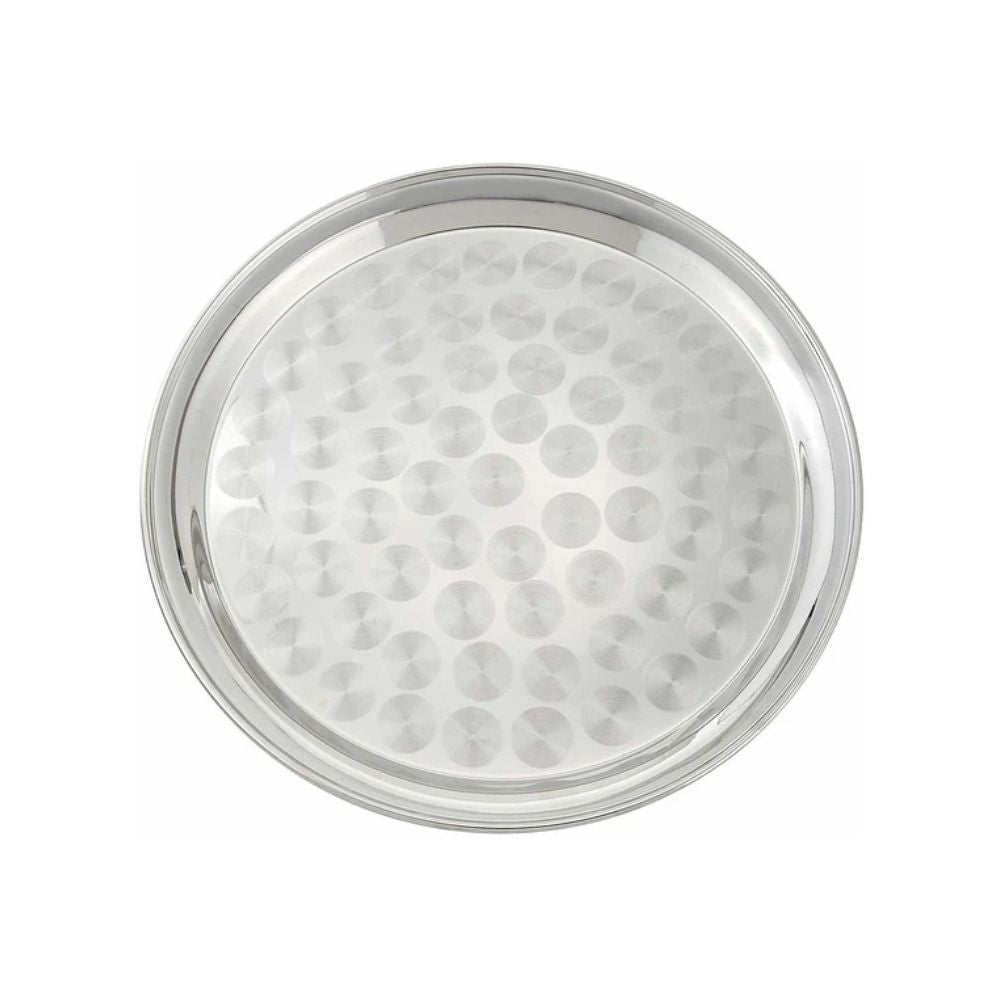 BANDEJA REDONDA ACERO INOX 35 CM SM