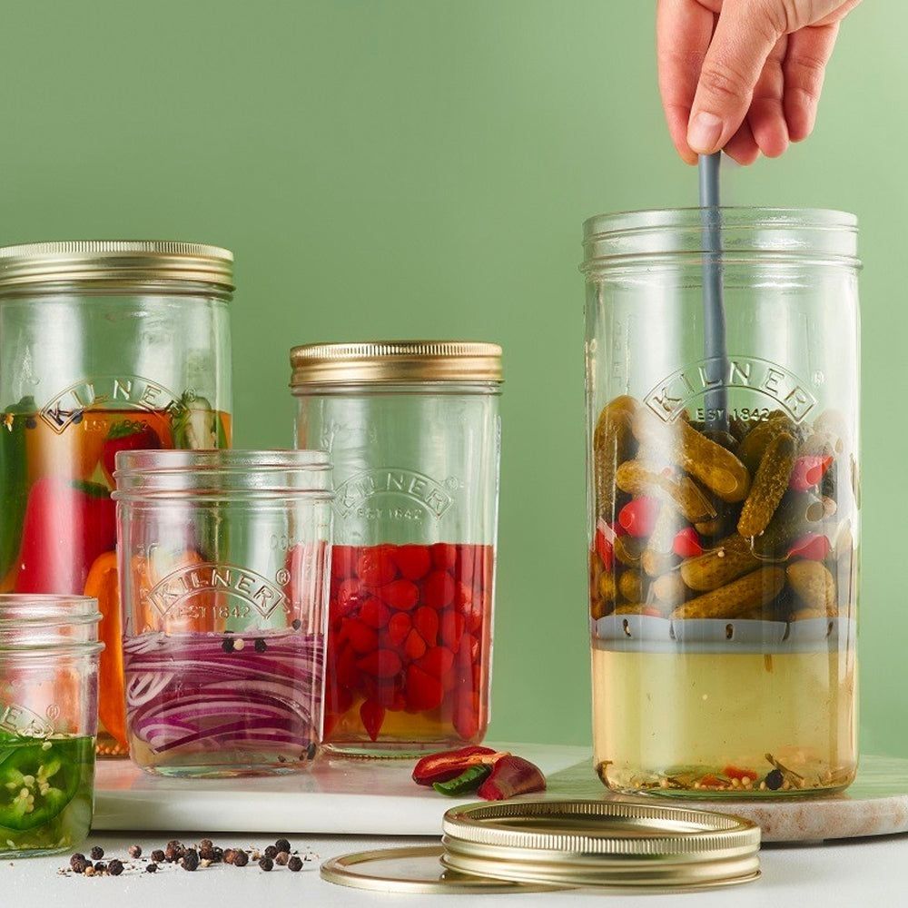 FRASCO 1 LT CON LEVANTADOR ACEITUNAS KILNER